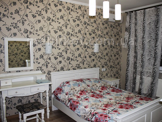 Ліжко біле з дерева kr5561