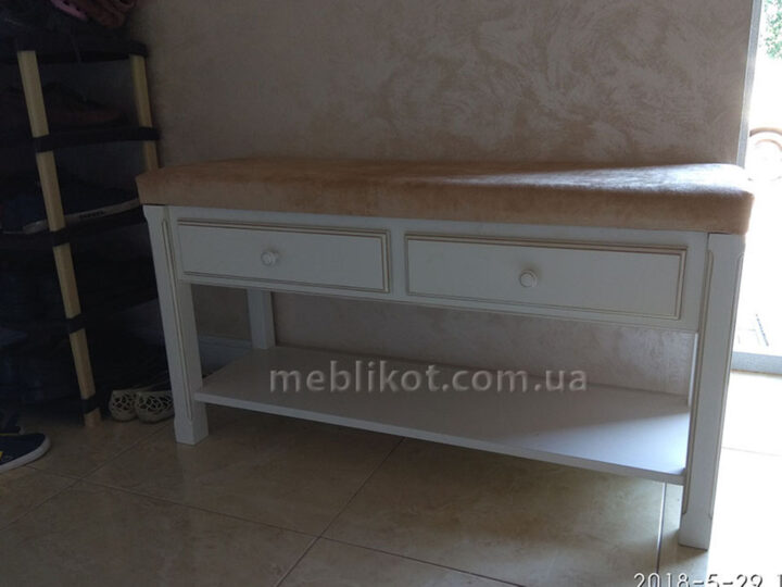 Лавка з шухлядами