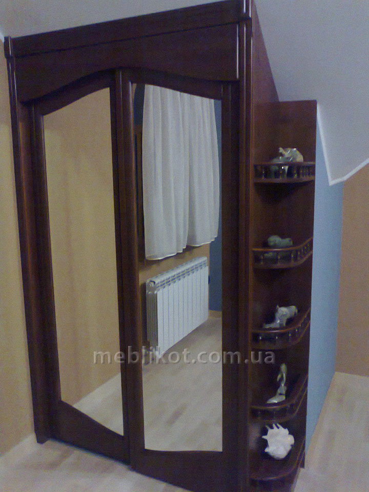 Шафа купе з поличками sh5761
