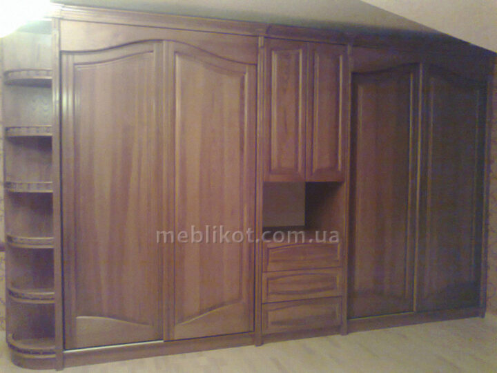 Шафа купе з дерева комбінована sh5781