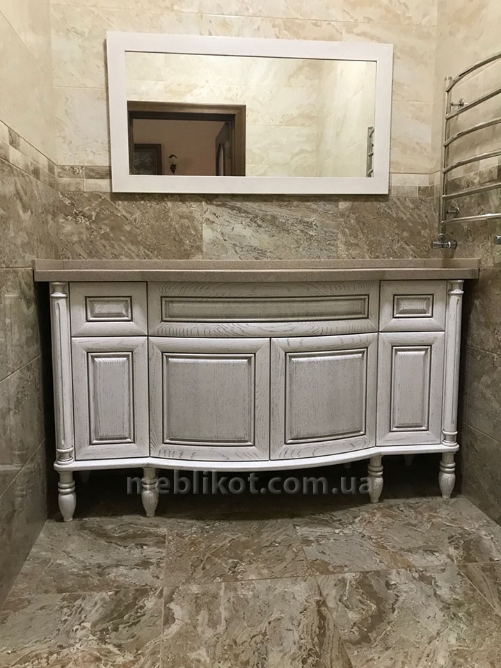 Тумба під умивальник з масиву ясена v5771